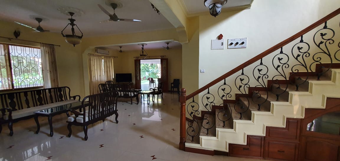 View of the staircase at Villa Splendore Goa